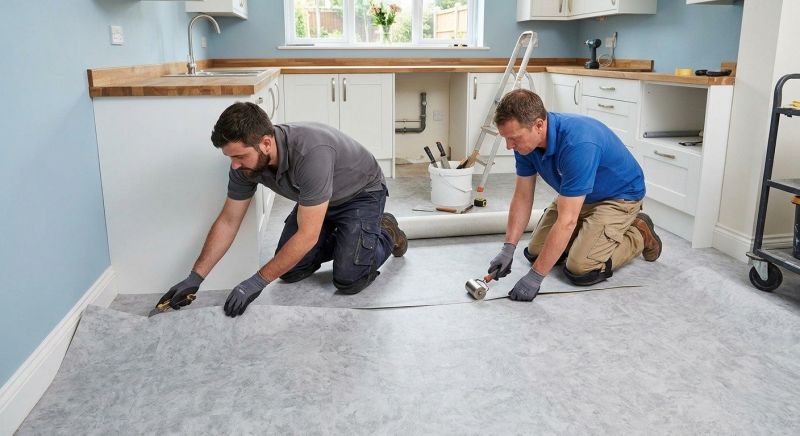 Sheet Linoleum Installation in Brimfield, MA