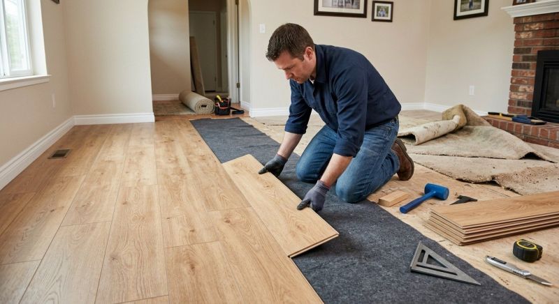 Laminate Floor Remodeling in West Springfield, MA