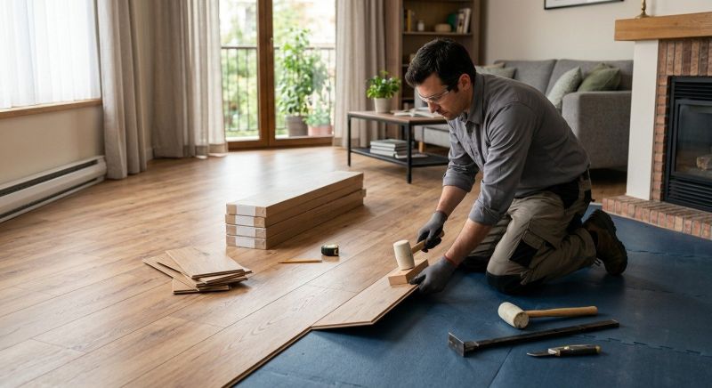Laminate Floor Replacement in Somers, CT
