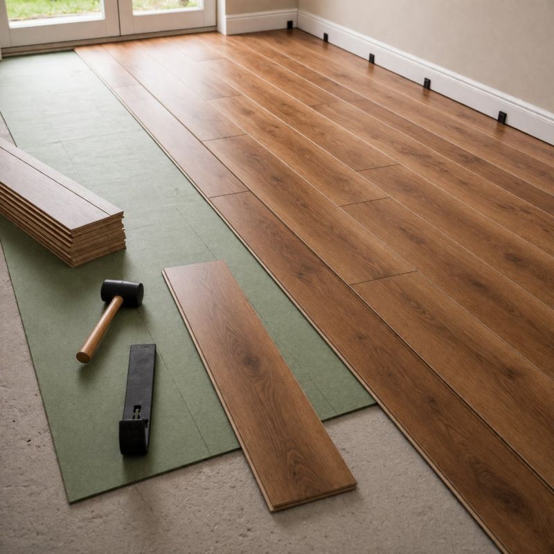 Laminate Floor Replacement in Warren, MA