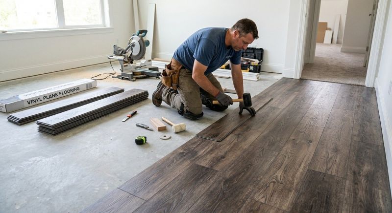 Linoleum Floor Installation in Wales, MA