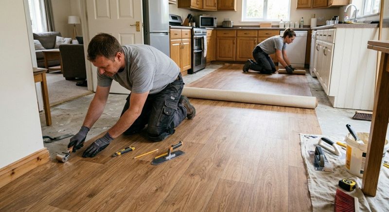 Linoleum Flooring Replacement in West Springfield, MA