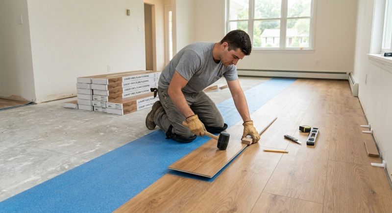 Luxury Vinyl Tile Installation in Somers, CT