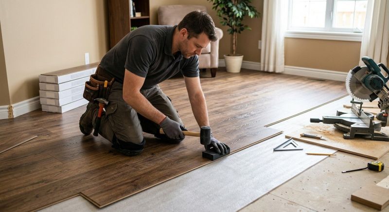 Plank Laminate Installation in West Springfield, MA