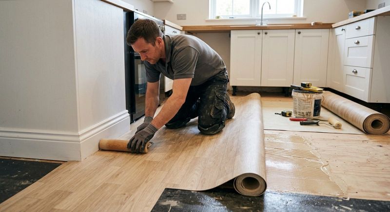 Sheet Linoleum Installation in Ludlow, MA