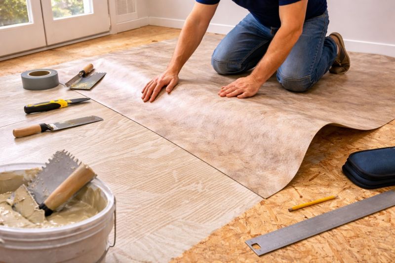 Sheet Vinyl Installation in East Longmeadow, MA