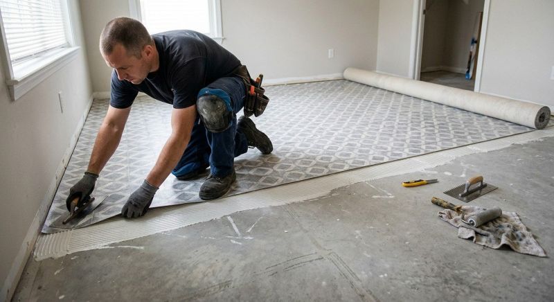 Sheet Vinyl Installation in Ware, MA