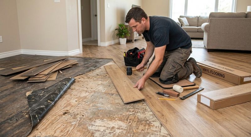 Vinyl Flooring Installation in Southwick, MA