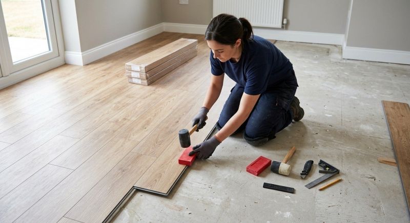 Vinyl Plank Floor Installation in West Springfield, MA